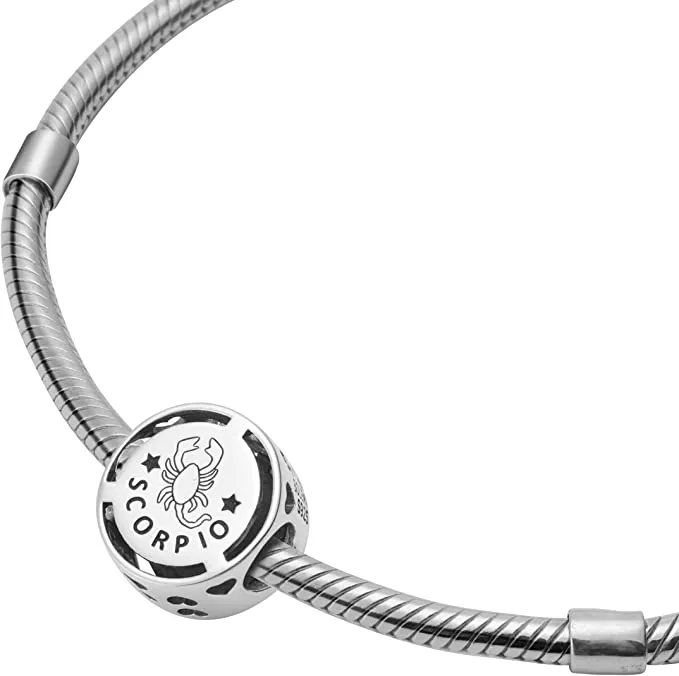 Scorpio Zodiac Sign Bead Charm