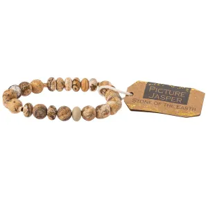 Scout Stone Stack Bracelet Picture Jasper - Stone of the Earth