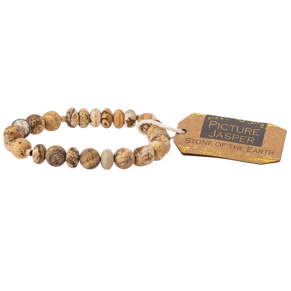 Scout Stone Stack Bracelet Picture Jasper - Stone of the Earth