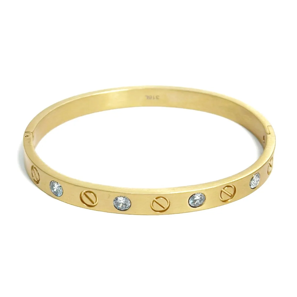 Screw Bezel Bangle