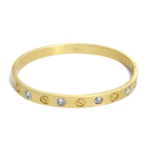 Screw Bezel Bangle
