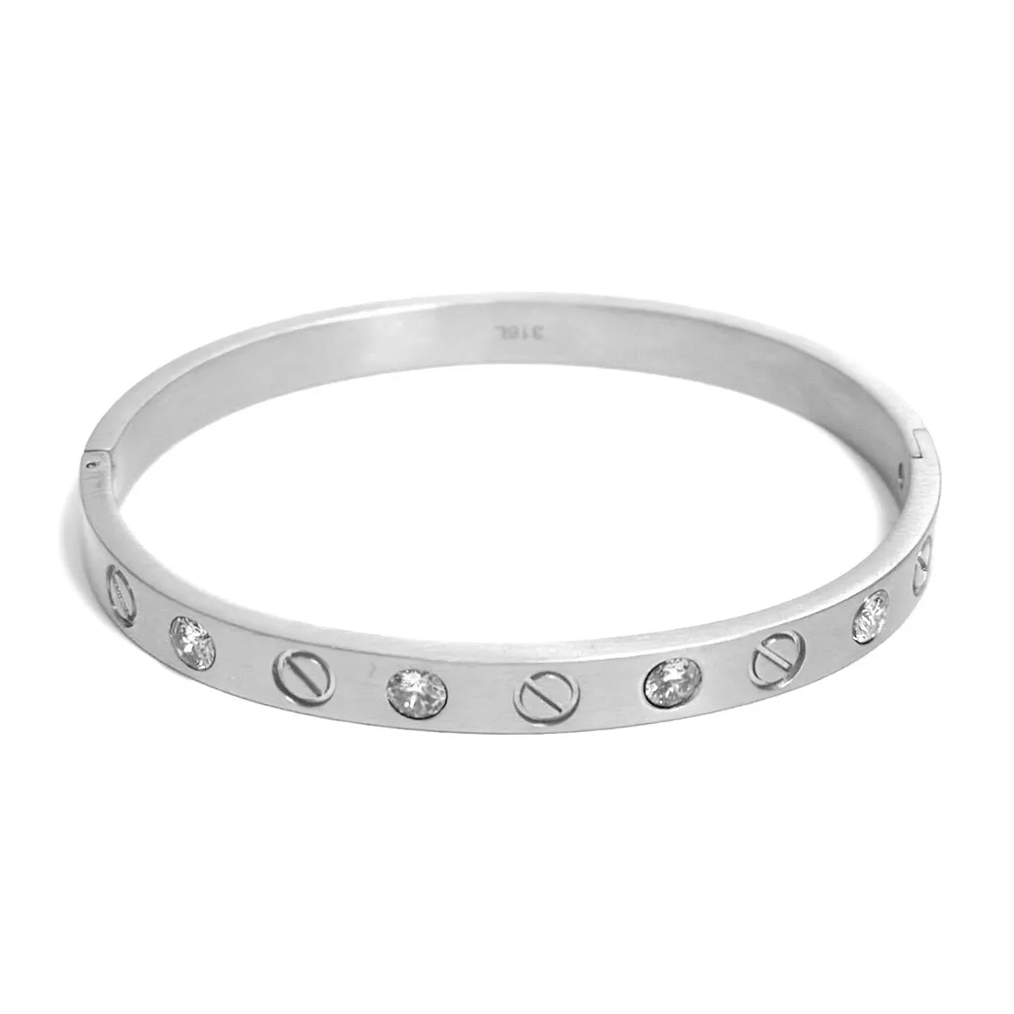 Screw Bezel Bangle