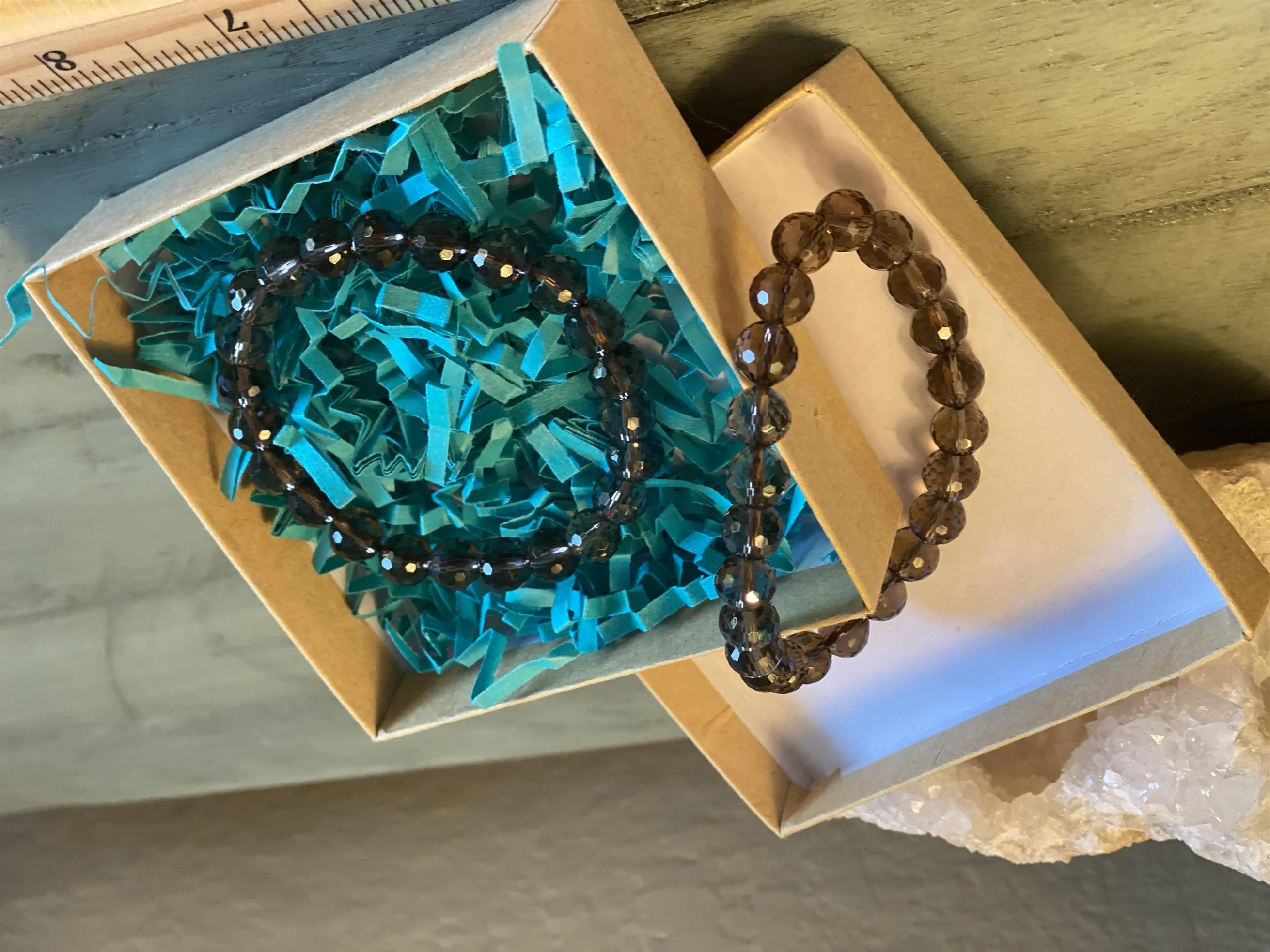 Select Gemstone Power / Prayer Bead Bracelets, Gift Boxed FB2414