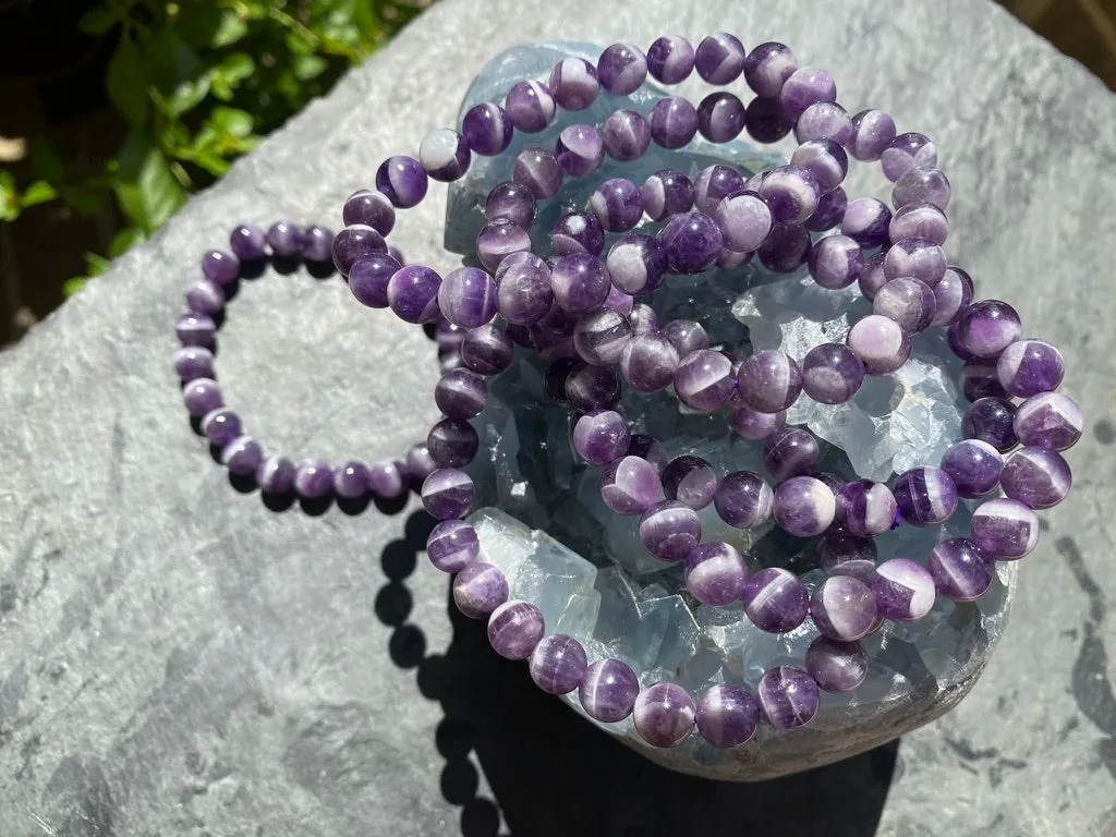 Select Gemstone Power / Prayer Bead Bracelets, Gift Boxed FB2414