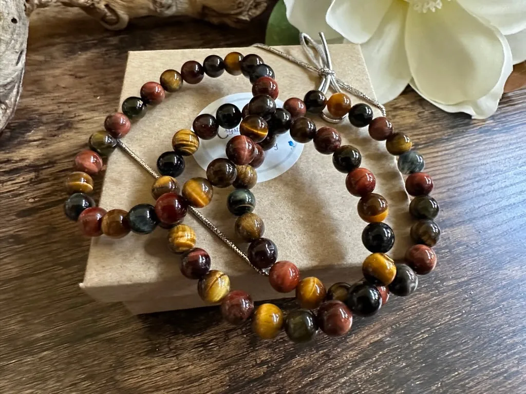 Select Gemstone Power / Prayer Bead Bracelets, Gift Boxed FB2414