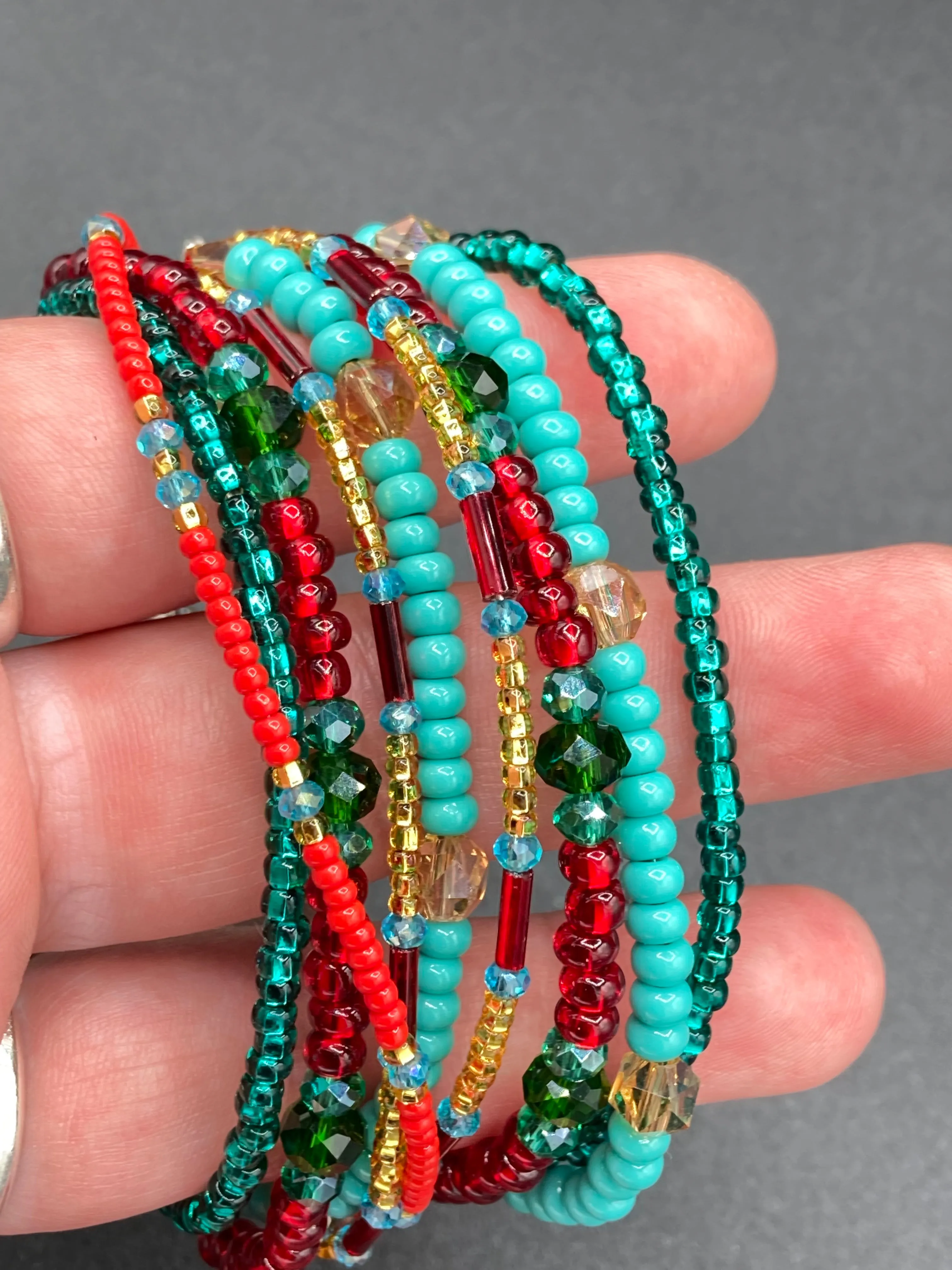 Southwest Inspired Colors Large Chunky Wide Bracelet, Bohemian Gypsy Style Jewelry, Hippie Nature Lover, Boho Shabby Chic, Mexican Colors