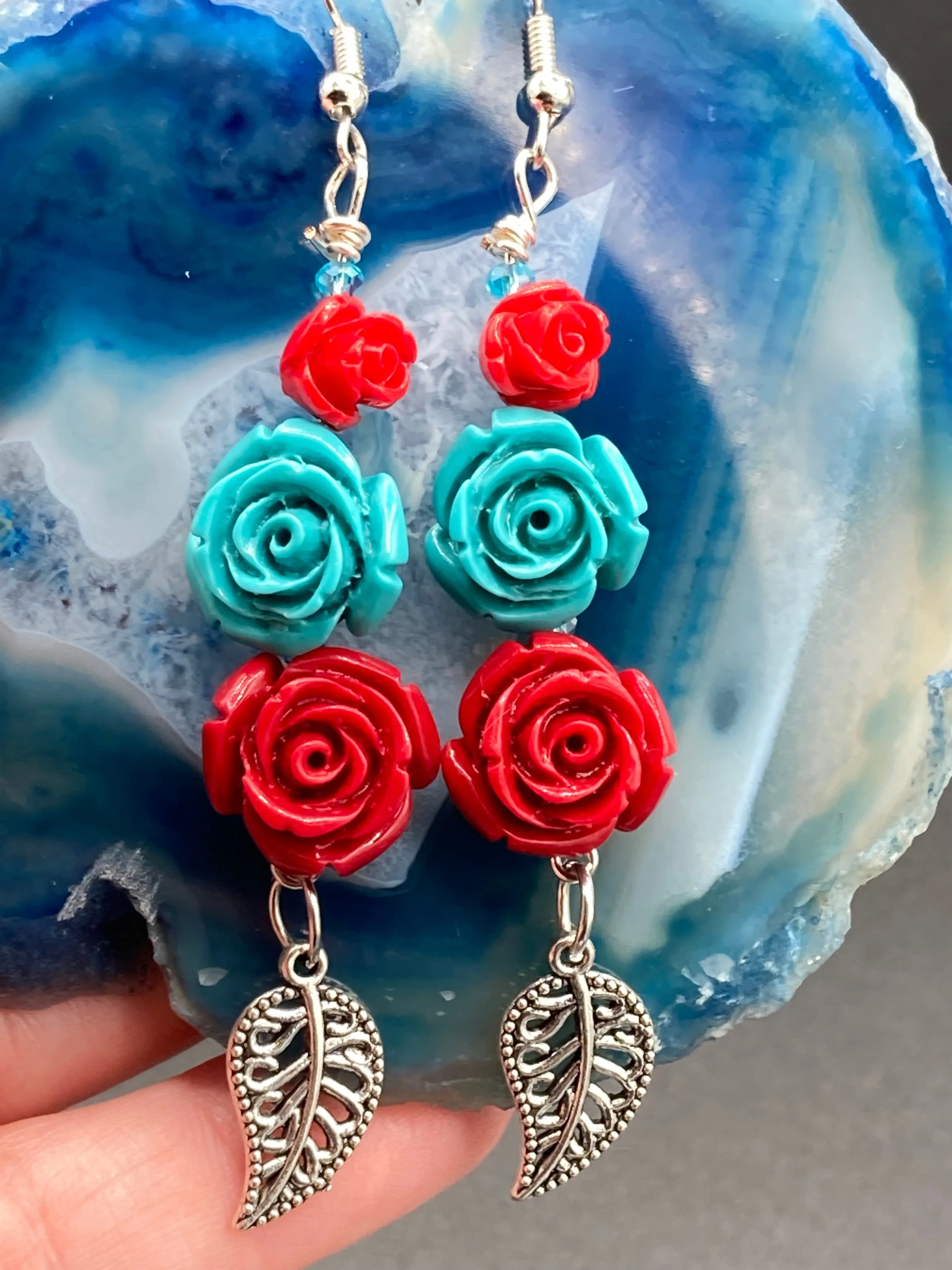 Southwest Inspired Colors Large Chunky Wide Bracelet, Bohemian Gypsy Style Jewelry, Hippie Nature Lover, Boho Shabby Chic, Mexican Colors