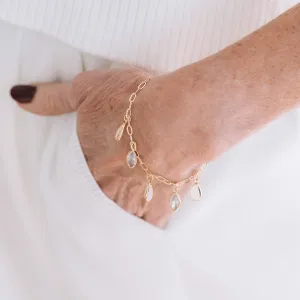 Sprinkle White Charm Bracelet