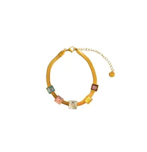 Square Gems Bracelet