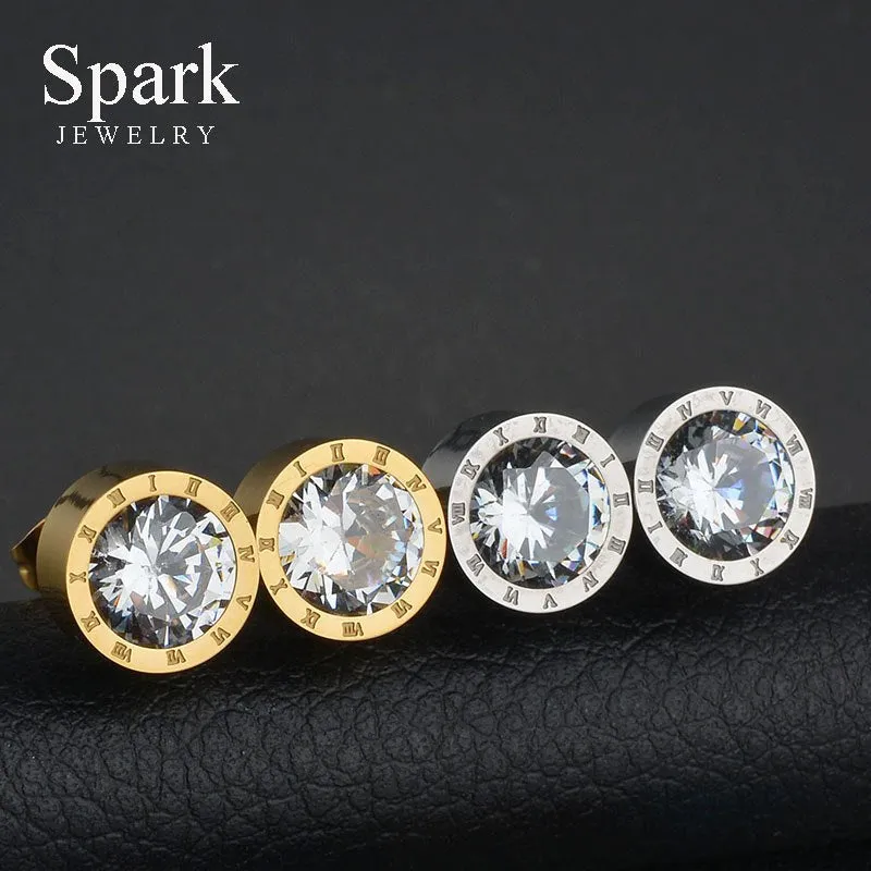 Stainless Steel 7 Colors CZ Stone  Jewelry Set
