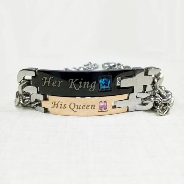 Stainless Steel Couple Bracelets