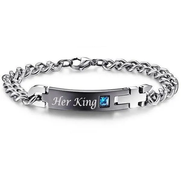 Stainless Steel Couple Bracelets
