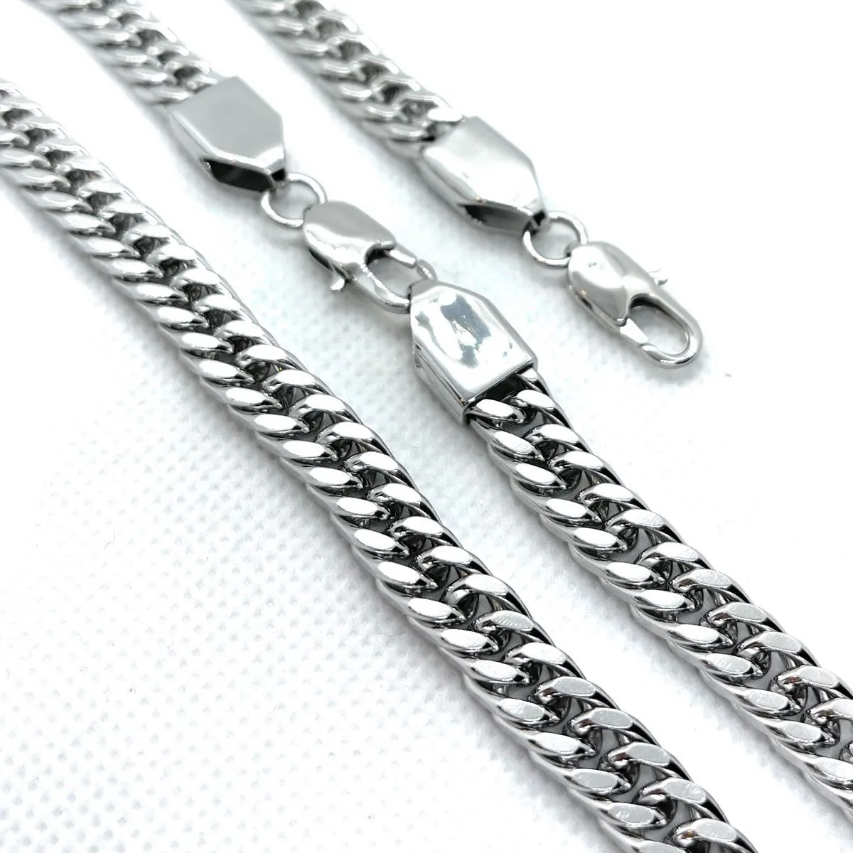 Stainless Steel Necklace/Bracelet Combo Set (#set011)