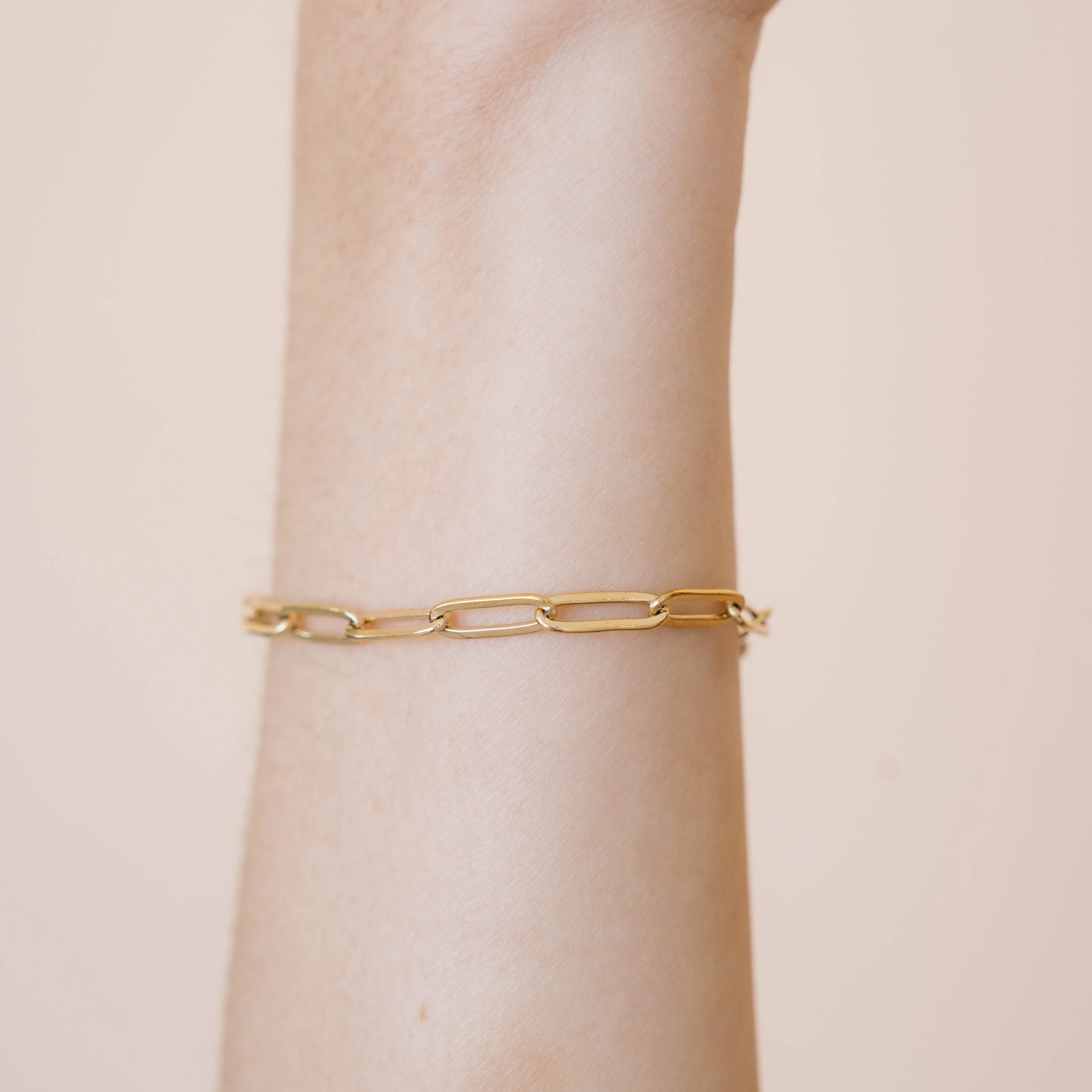 Stainless Steel Paperclip Bracelet