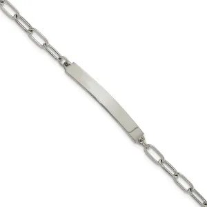 Stainless Steel Polished 6.5in w/1.25in ID Bracelet