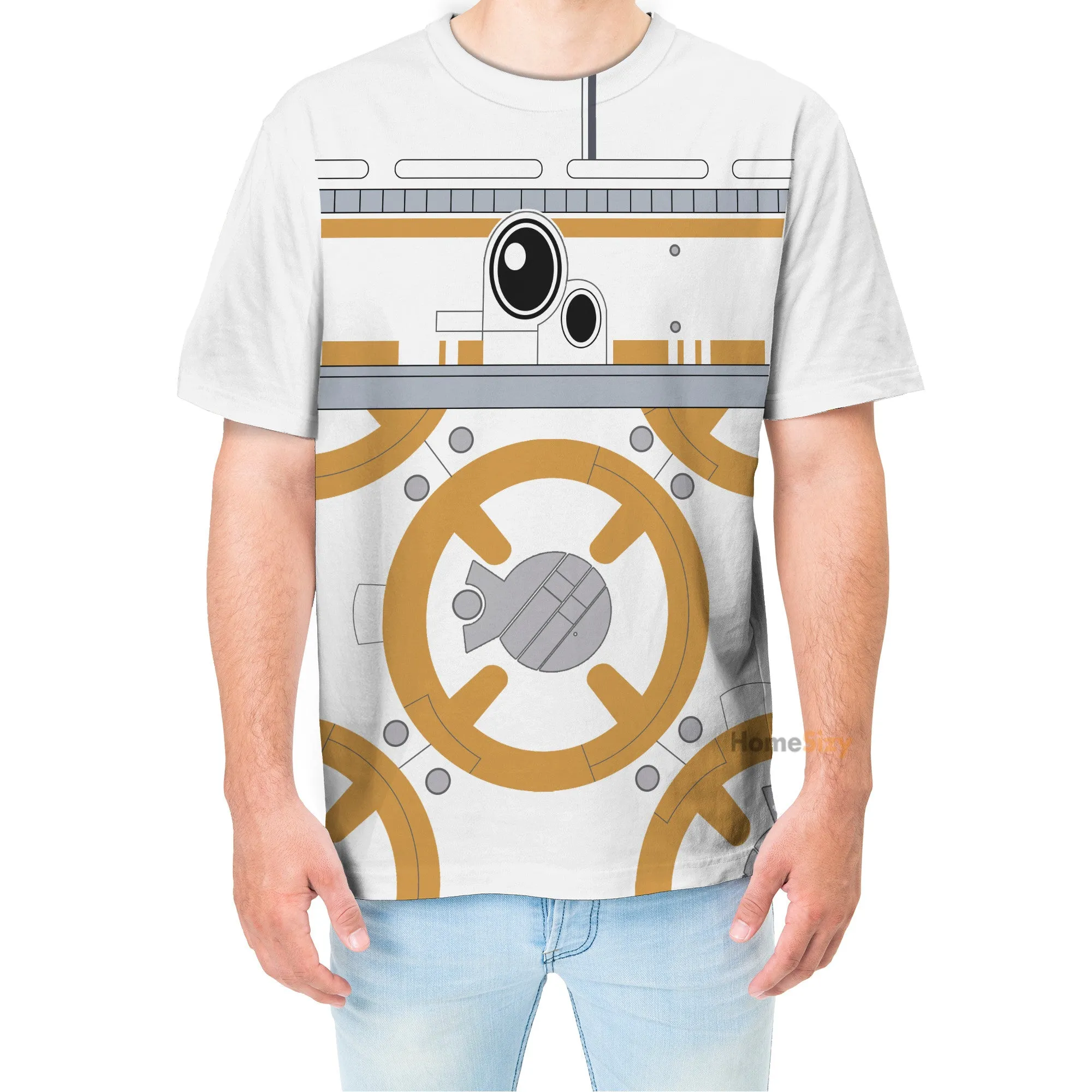 Star Warts Bb8 Cosplay Costume - 3D Tshirt