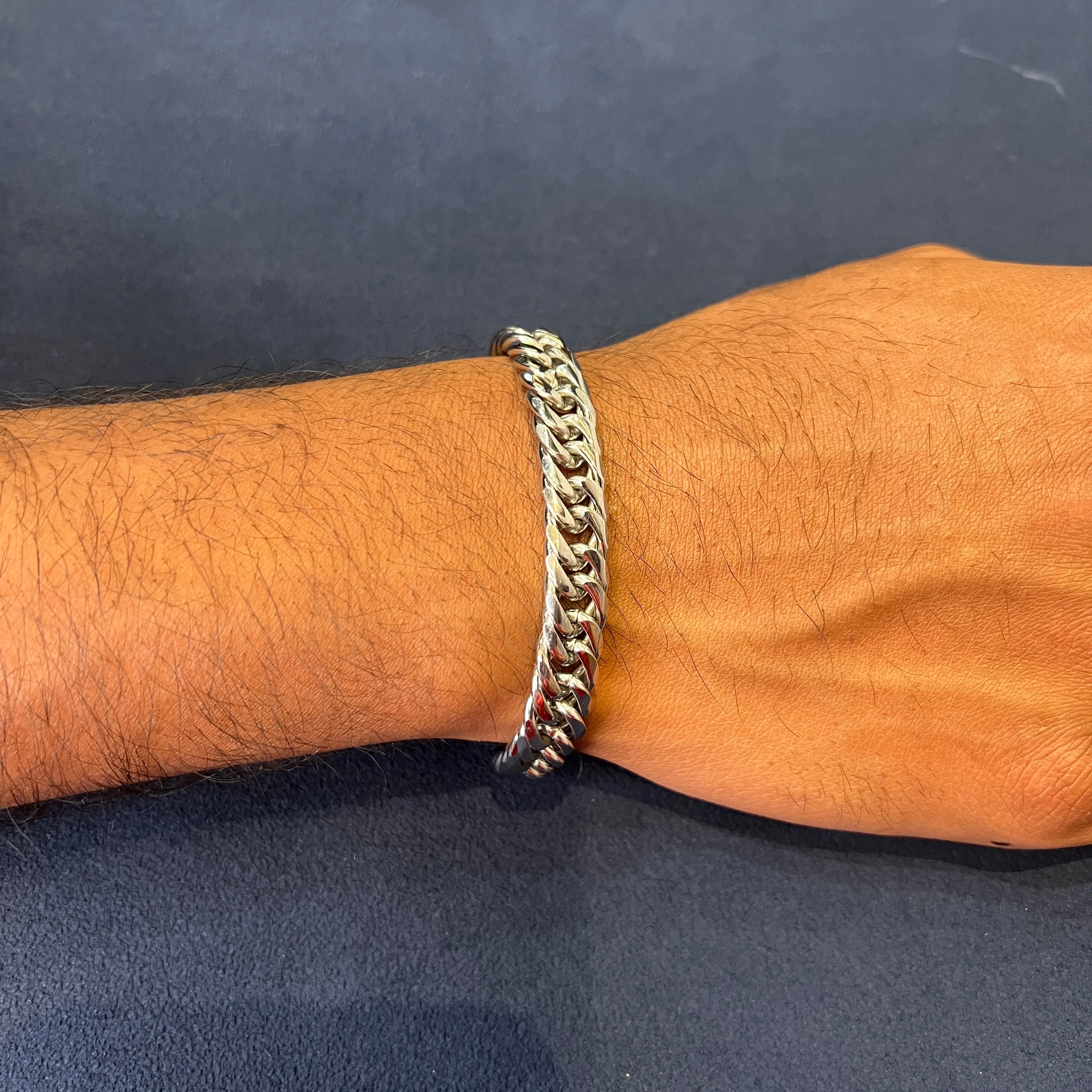 Steelx Stainless Steel (9.5mm) Curb Bracelet