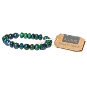 Stone Stacking Bracelet: Azurite