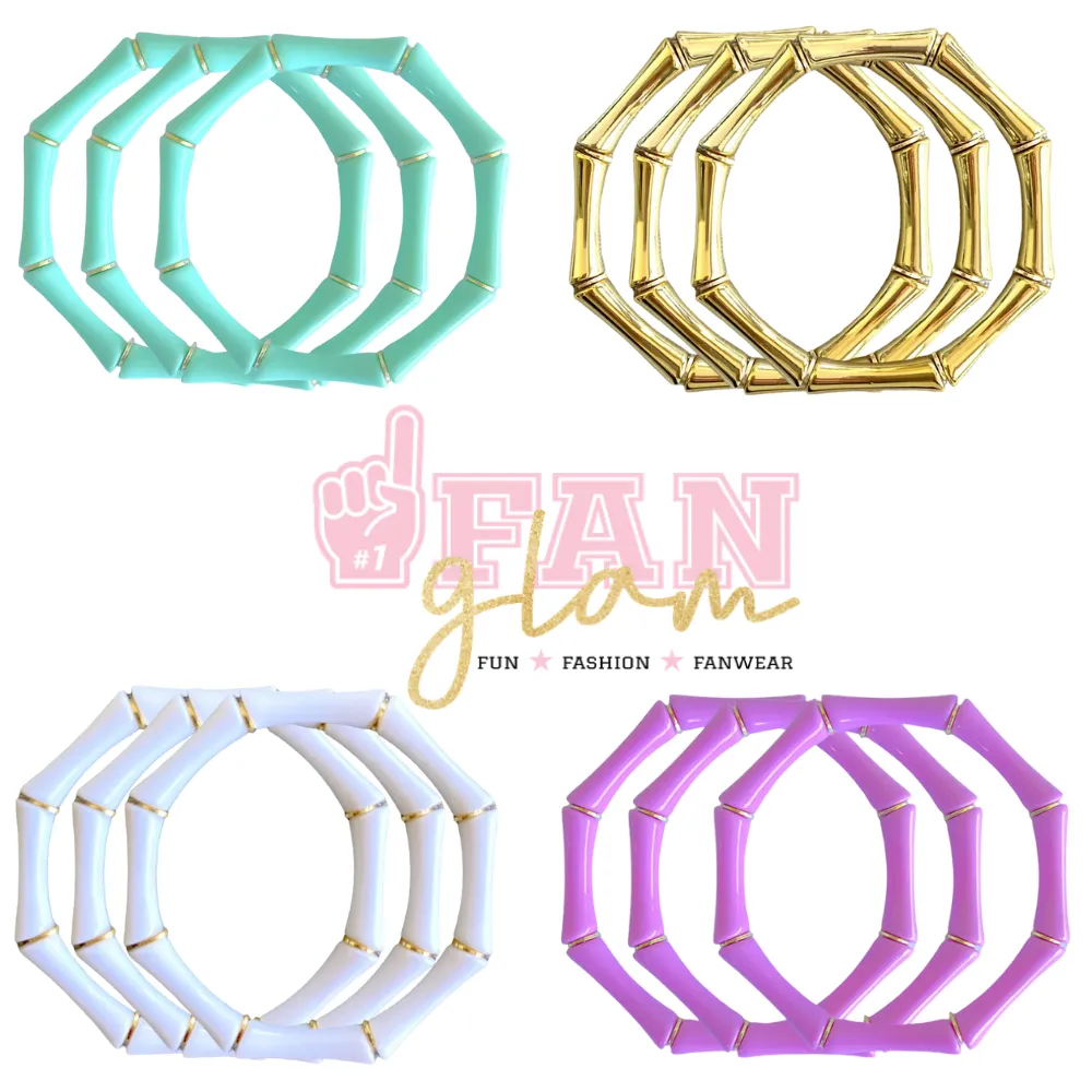 SUMMER LOVIN BAMBOO BANGLES MULTI COLORED