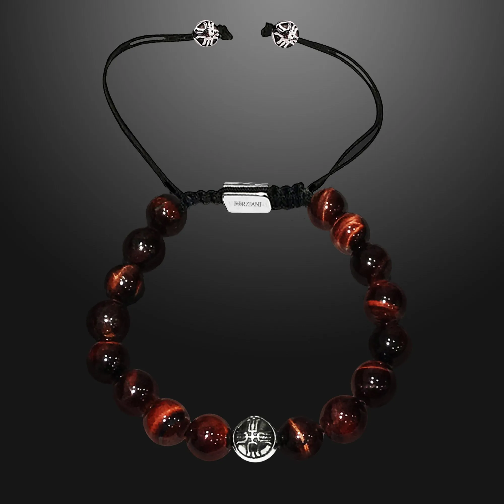 Summit Men’s Beaded Bracelet Red Tiger's Eye, 10mm