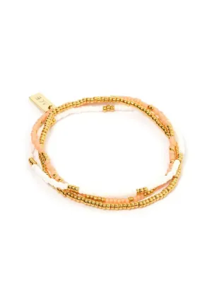 Sunny Bracelet Set - Coral