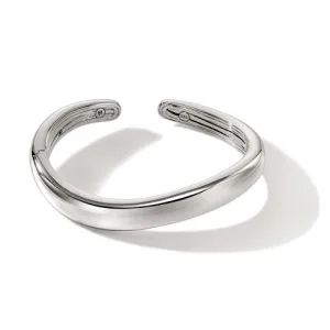 Surf Silver 9mm Kick Cuff Bracelet -CB901117XM