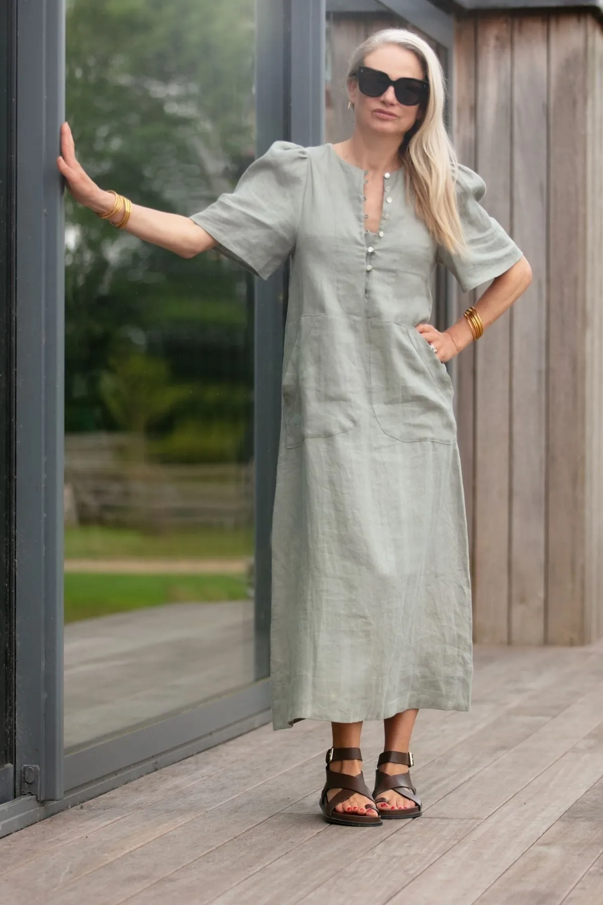 Tabitha Linen Dress
