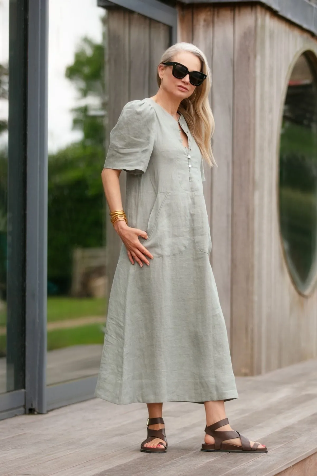 Tabitha Linen Dress