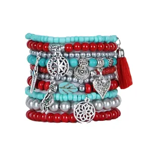 Taytum - Beaded Bracelets Set of 10