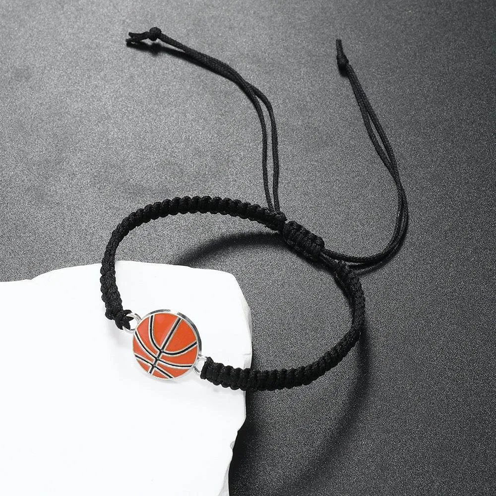 Team Spirit Braided Sport Bracelets - Adjustable Sports Accessories