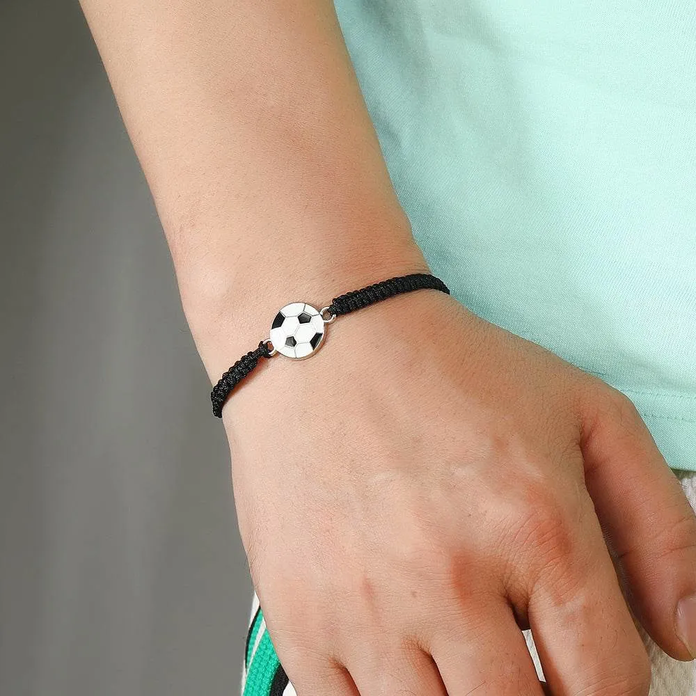 Team Spirit Braided Sport Bracelets - Adjustable Sports Accessories