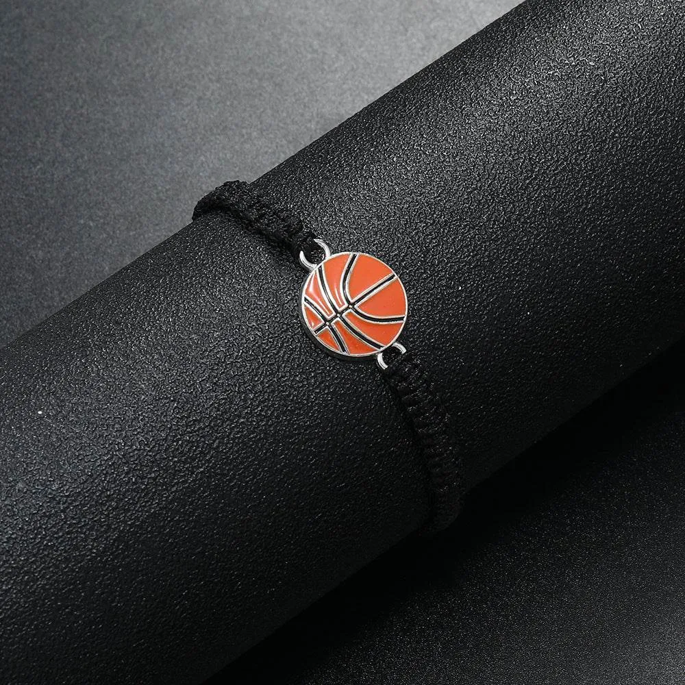 Team Spirit Braided Sport Bracelets - Adjustable Sports Accessories