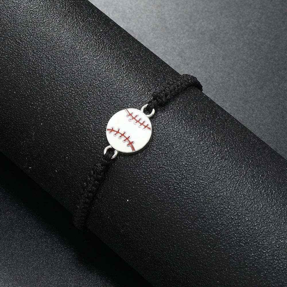 Team Spirit Braided Sport Bracelets - Adjustable Sports Accessories