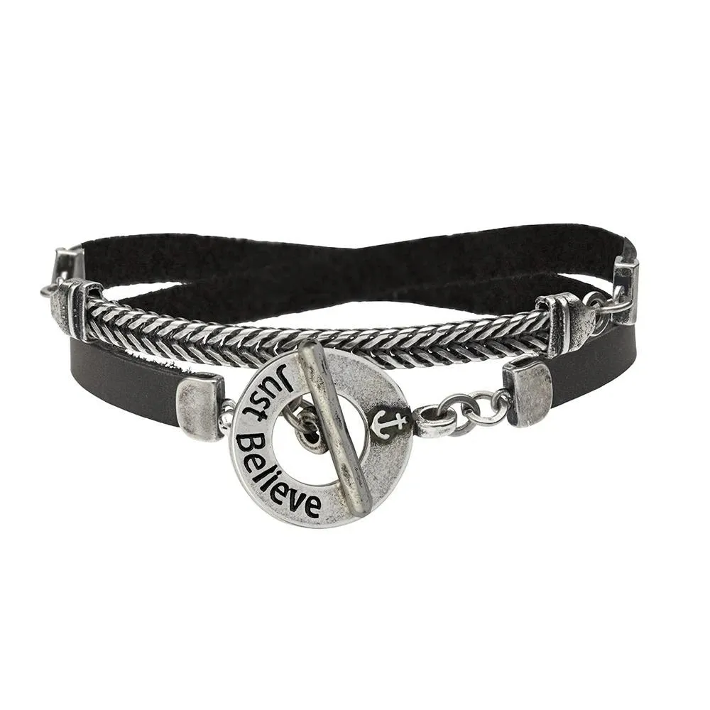 The new Just Believe bracelet - Black