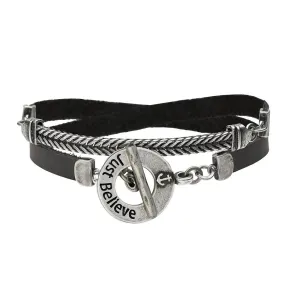 The new Just Believe bracelet - Black