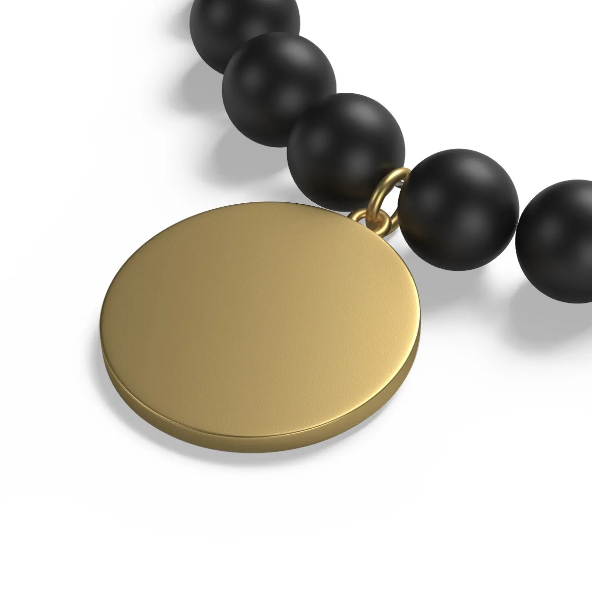 The Weapons That Formed...sacred reminder everyday Matte Onyx Bracelet