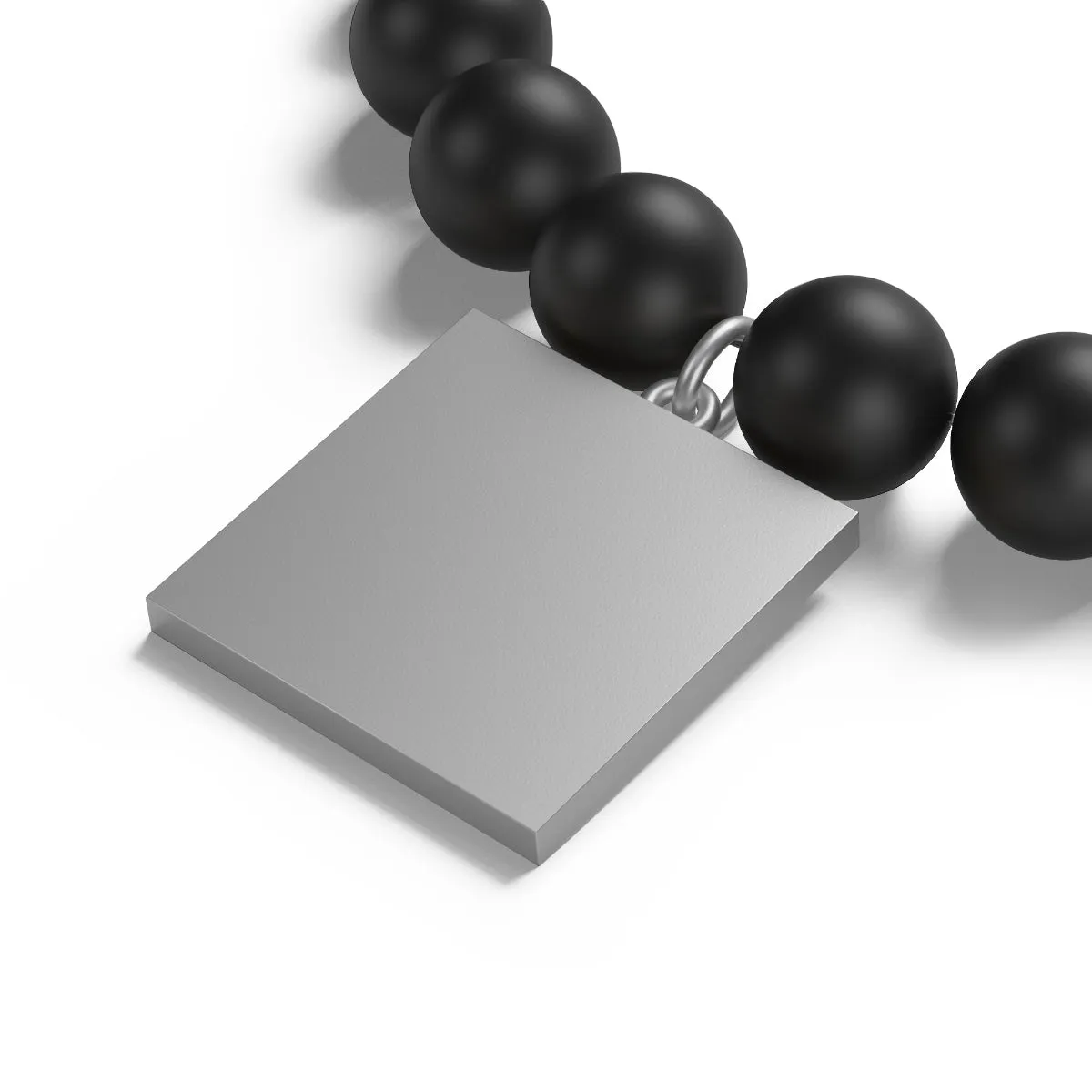 The Weapons That Formed...sacred reminder everyday Matte Onyx Bracelet