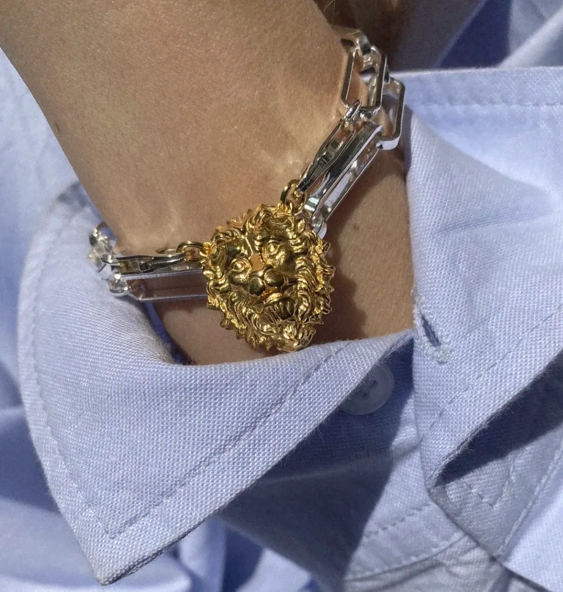 Thireós Large Zena Necklace – Bracelet Silver
