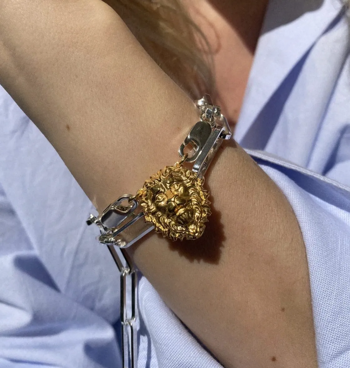 Thireós Large Zena Necklace – Bracelet Silver