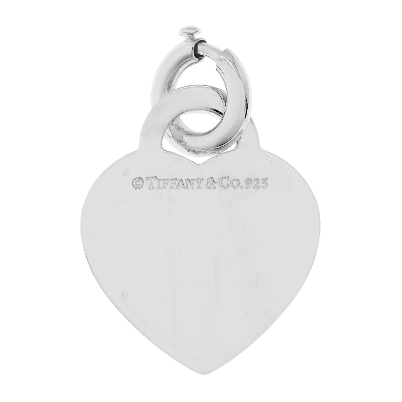 Tiffany & Co. Sterling Silver Heart Tag Charm
