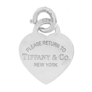 Tiffany & Co. Sterling Silver Heart Tag Charm