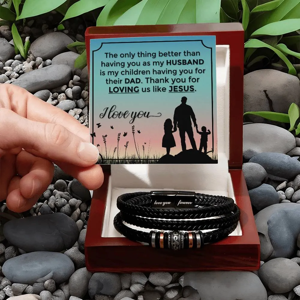 To My Husband | The Only Thing Better | Gifts for Husband | Love You Forever Bracelet