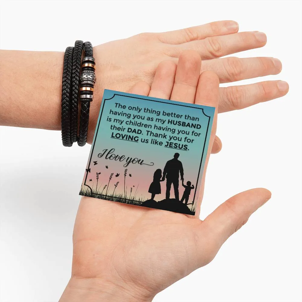 To My Husband | The Only Thing Better | Gifts for Husband | Love You Forever Bracelet