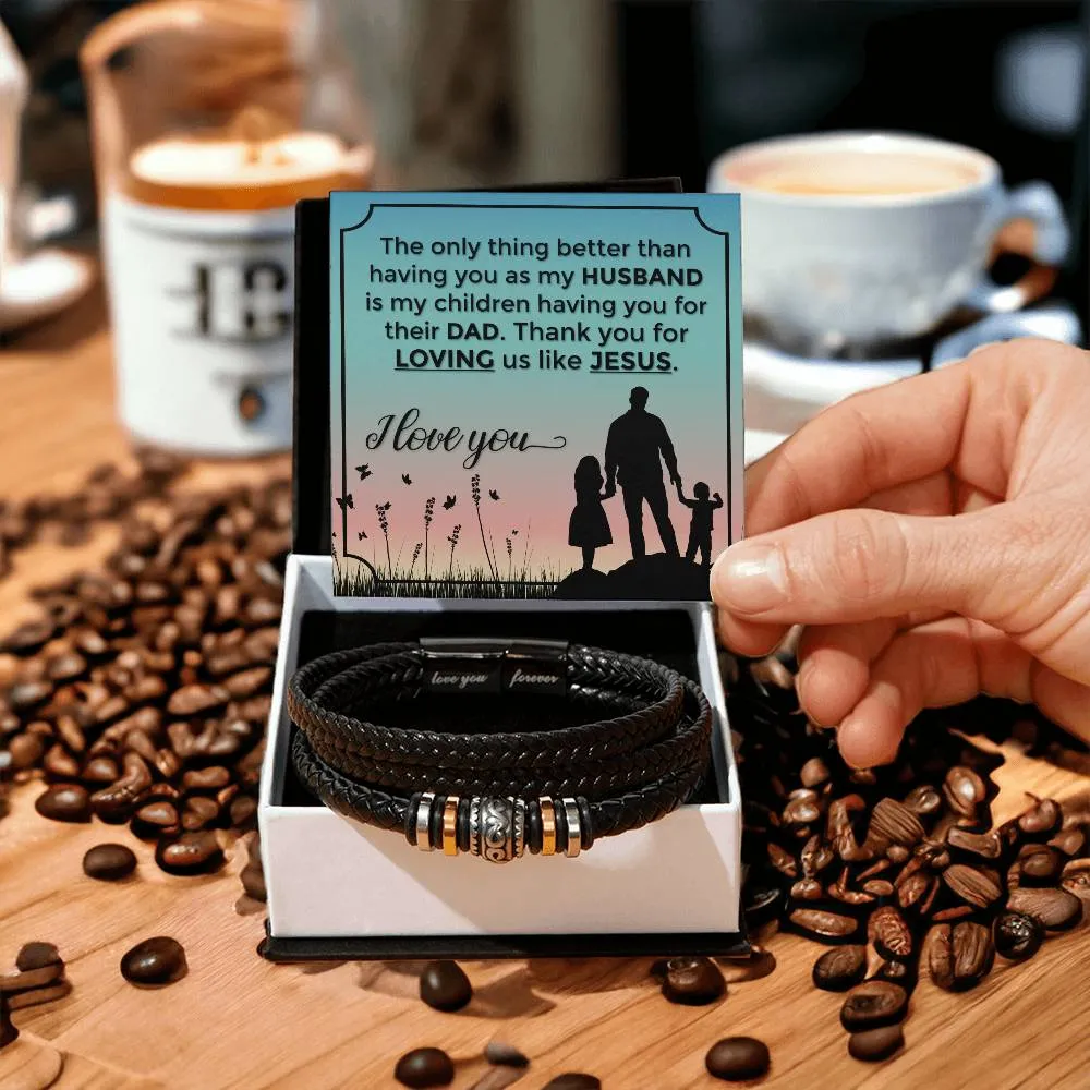 To My Husband | The Only Thing Better | Gifts for Husband | Love You Forever Bracelet