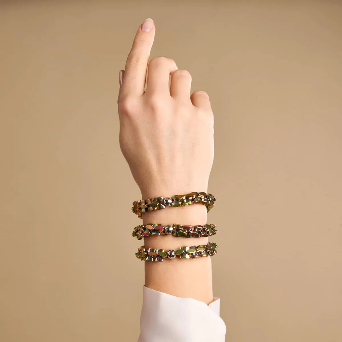 Unicorn Gold | Monroe Links | Hourglass Bracelet