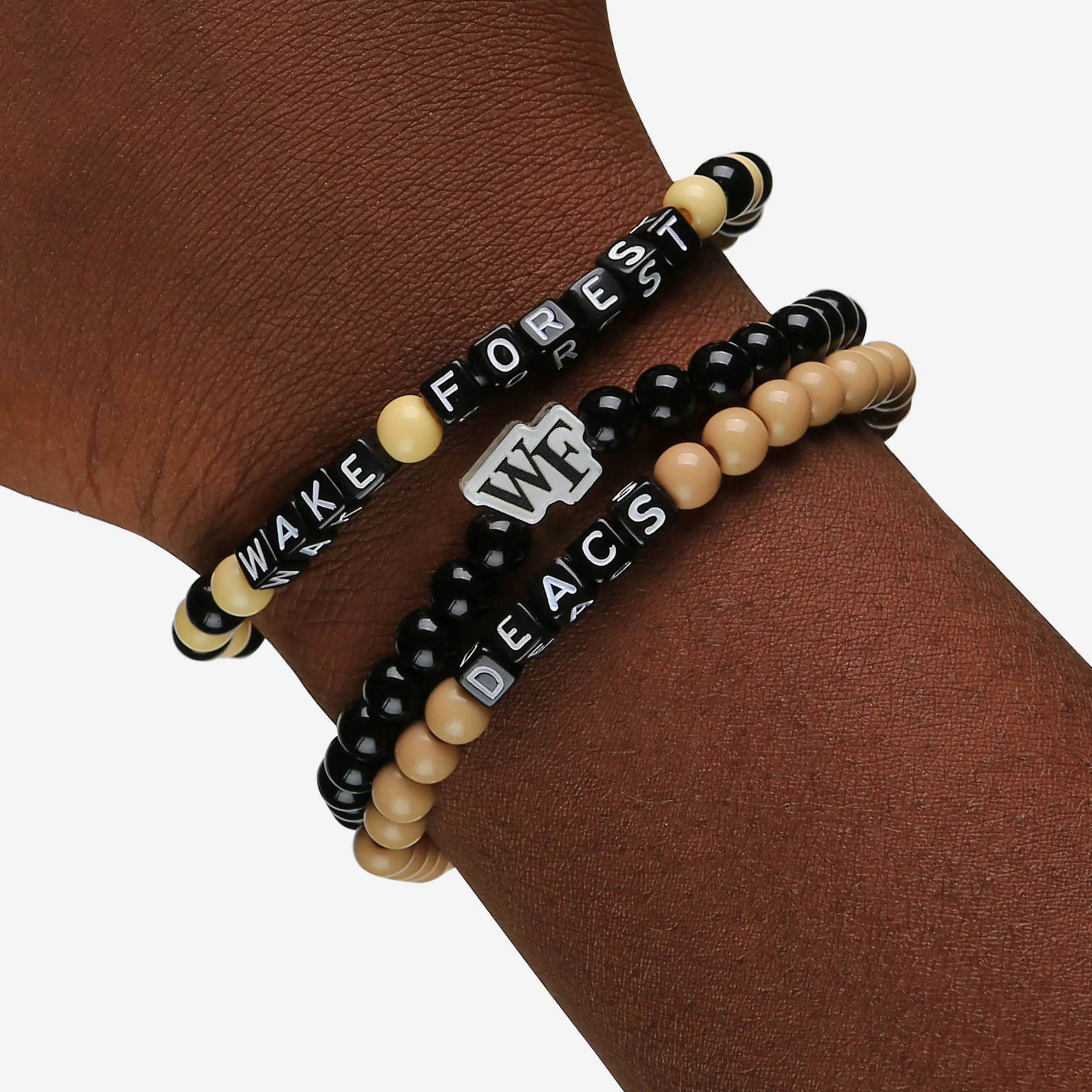 Wake Forest Demon Deacons 3 Pack Beaded Friendship Bracelet