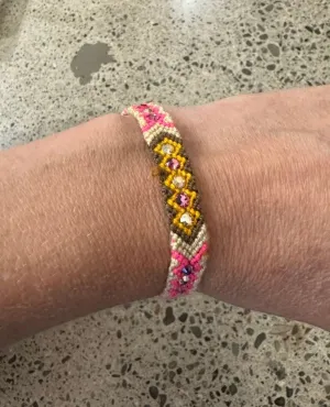 Wayuu Skinny Bracelet Vanilla