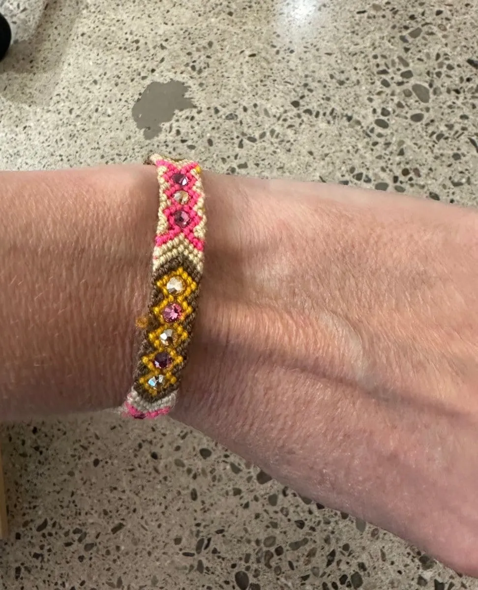Wayuu Skinny Bracelet Vanilla