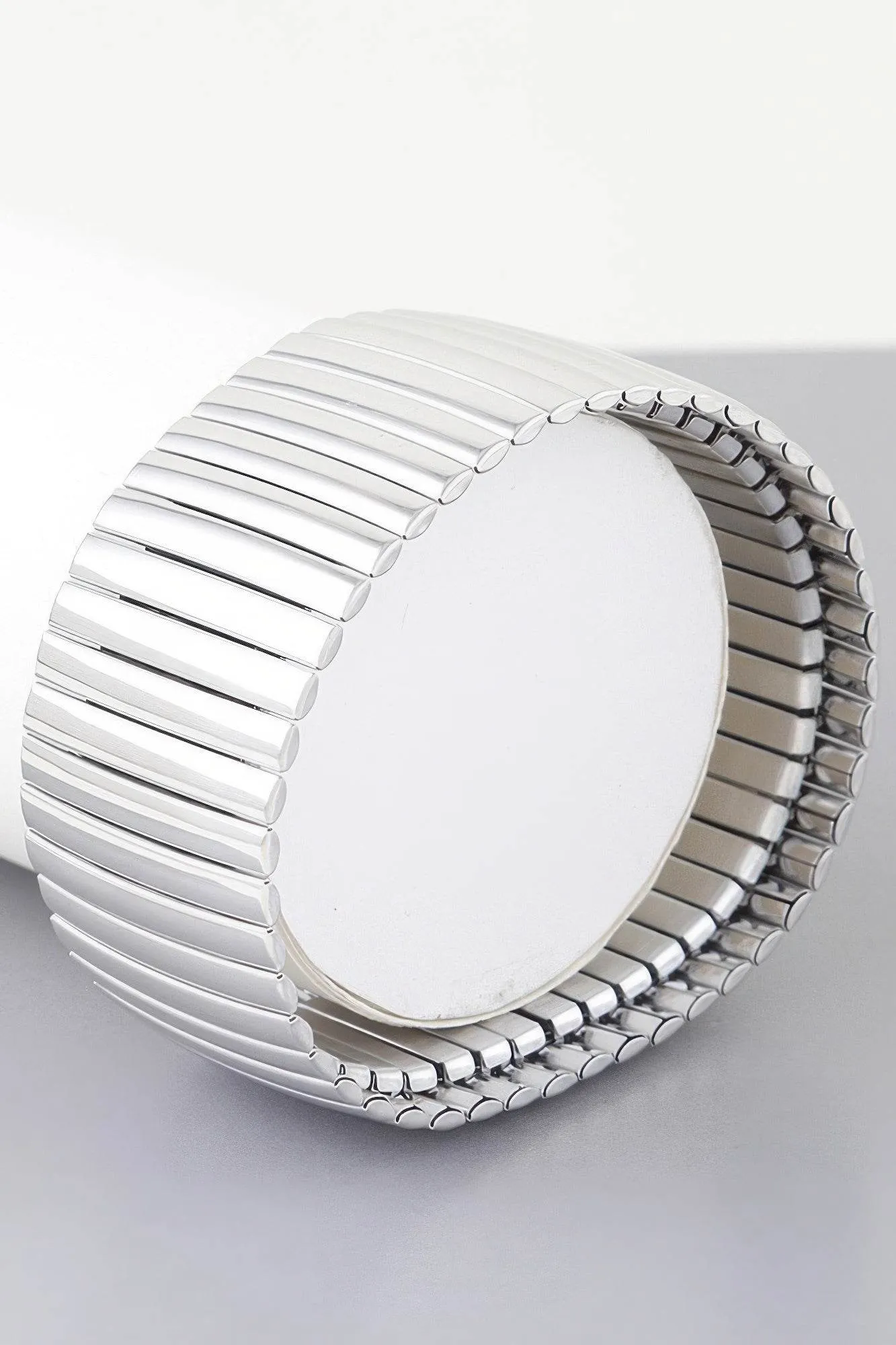 Wide Box Chain Cuff Bracelet