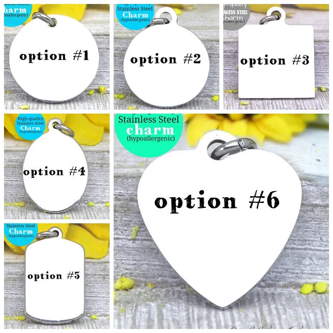 Wine a little, laugh a lot, wine a little laugh a lot charm, wine charm, Steel charm 20mm very high quality..Perfect for DIY projects